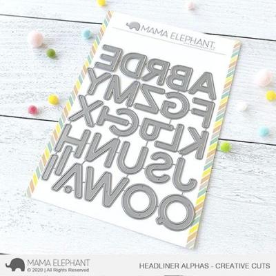 Mama Elephant Creative Cuts - Headliner Alphas